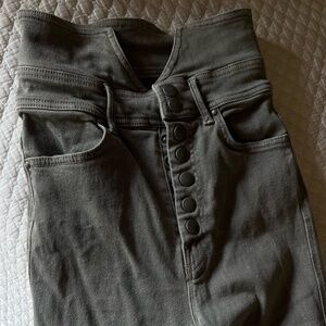 Grey Mother Denim High Waisted Jeans
